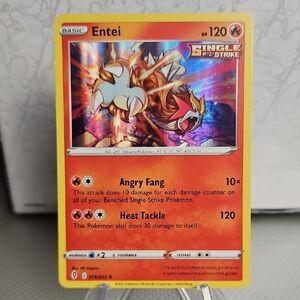 Entei 019/203 Pokemon TCG Holo Rare